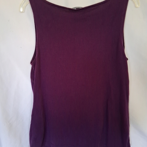 Chadwicks Purple Ruffled Tank Top - Picture 5 of 6